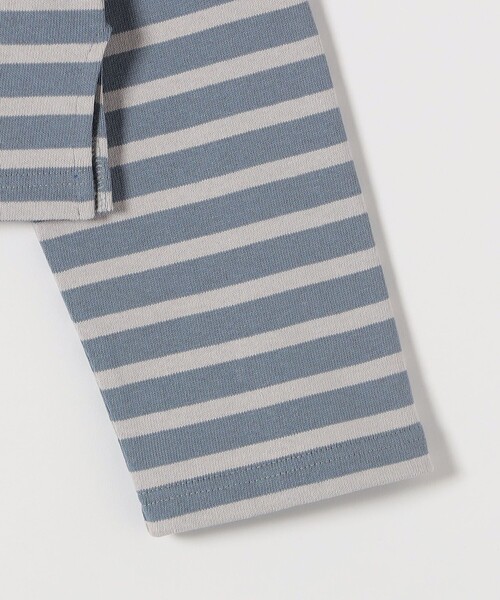 ORCIVAL（オーシバル）の「ORCIVAL:〈手洗い可能〉ボートネック ボーダー ロングスリーブ プルオーバー 25AW（Tシャツ/カットソー・レディース・ライトブルー/ベージュ/ブラウン・ONE SIZE）」の5枚目の写真