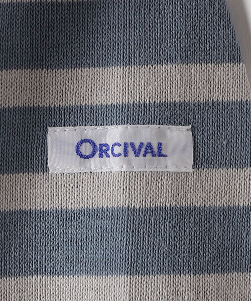 ORCIVAL（オーシバル）の「ORCIVAL:〈手洗い可能〉ボートネック ボーダー ロングスリーブ プルオーバー 25AW（Tシャツ/カットソー・レディース・ライトブルー/ベージュ/ブラウン・ONE SIZE）」の19枚目の写真