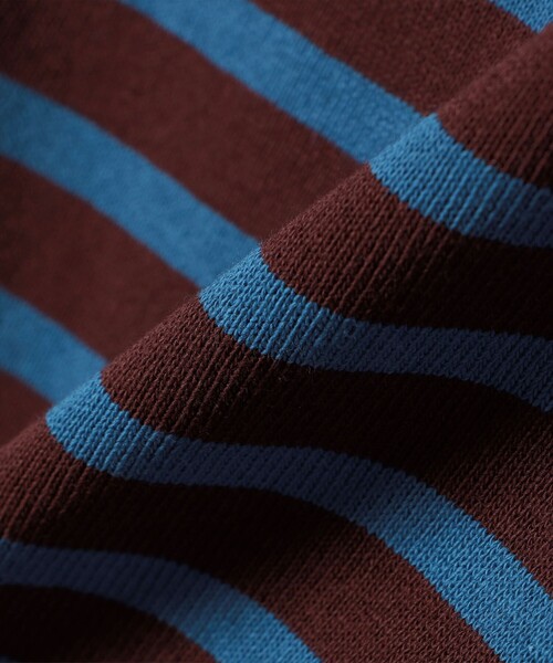 ORCIVAL（オーシバル）の「ORCIVAL:〈手洗い可能〉ボートネック ボーダー ロングスリーブ プルオーバー 25AW（Tシャツ/カットソー・レディース・ライトブルー/ベージュ/ブラウン・ONE SIZE）」の16枚目の写真