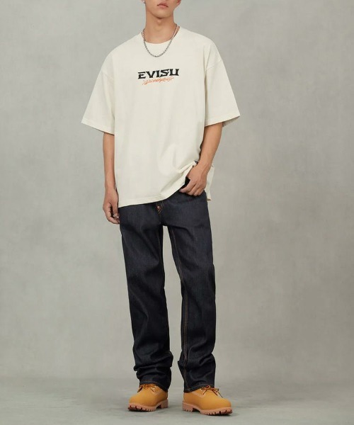EVISU（エヴィス）の「【EVISU】HT WHITE SEAGULL PRINTED POCKET JEANS / ローインディゴ [2EAHTM5JE123320DN]（デニムパンツ・メンズ・ネイビー・30/32）」の2枚目の写真