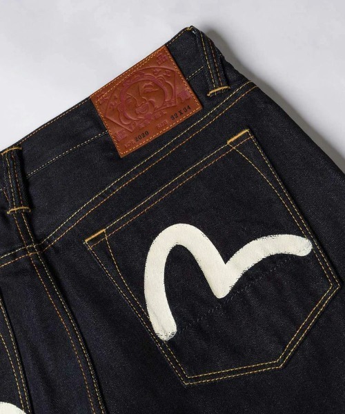 EVISU（エヴィス）の「【EVISU】HT WHITE SEAGULL PRINTED POCKET JEANS / ローインディゴ [2EAHTM5JE123320DN]（デニムパンツ・メンズ・ネイビー・30/32）」の4枚目の写真