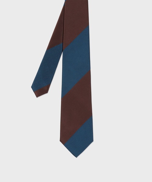 Paul Smith(ポールスミス)の「“Two tone colour” タイ【250024 552MJ】(ネクタイ・メンズ・ダークブルー/ネイビー/マルーン/ブルー・FREE)」の3枚目の写真