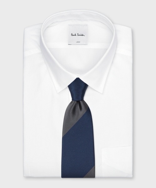 Paul Smith(ポールスミス)の「“Two tone colour” タイ【250024 552MJ】(ネクタイ・メンズ・ダークブルー/ネイビー/マルーン/ブルー・FREE)」の6枚目の写真