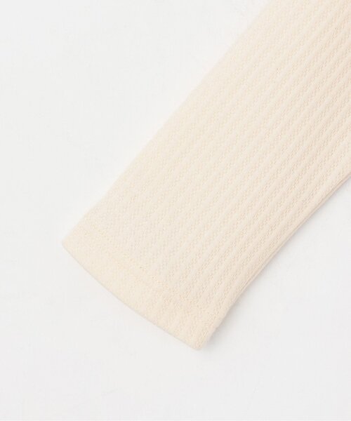 sense of wonder（センスオブワンダー）の「【オーガニック】野イチゴ長袖バルーンワンピース【日本製】（ワンピース・キッズ・ホワイト系・80ｃｍ/90cm/100cm/110cm/120cm）」の4枚目の写真