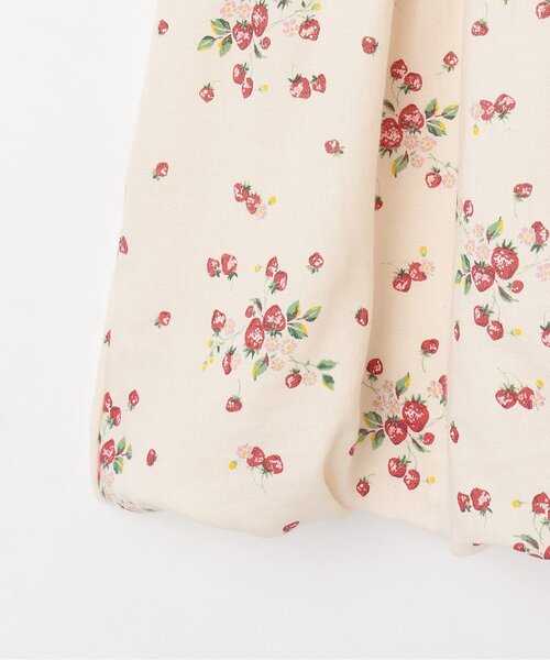 sense of wonder（センスオブワンダー）の「【オーガニック】野イチゴ長袖バルーンワンピース【日本製】（ワンピース・キッズ・ホワイト系・80ｃｍ/90cm/100cm/110cm/120cm）」の5枚目の写真