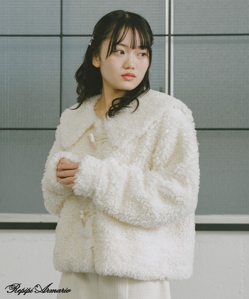 モコモコ LI-NING ボアジャケット紹介！ 品番：AFDT667 モコモコ素材のボア