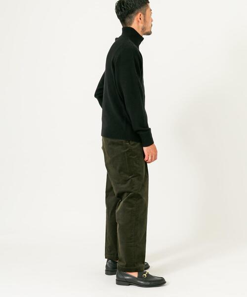 URBAN RESEARCH ROSSO MEN(アーバンリサーチロッソメン)の「『XLサイズあり』ハミルトンラムズウールハーフジップニット(ニット/セーター・メンズ・グレー系その他/グレー/ブラック・X-LARGE/LARGE/MEDIUM)」の8枚目の写真