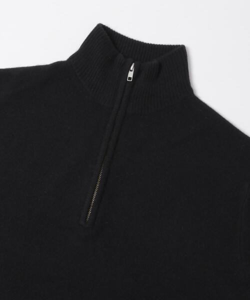 URBAN RESEARCH ROSSO MEN(アーバンリサーチロッソメン)の「『XLサイズあり』ハミルトンラムズウールハーフジップニット(ニット/セーター・メンズ・グレー系その他/グレー/ブラック・X-LARGE/LARGE/MEDIUM)」の10枚目の写真