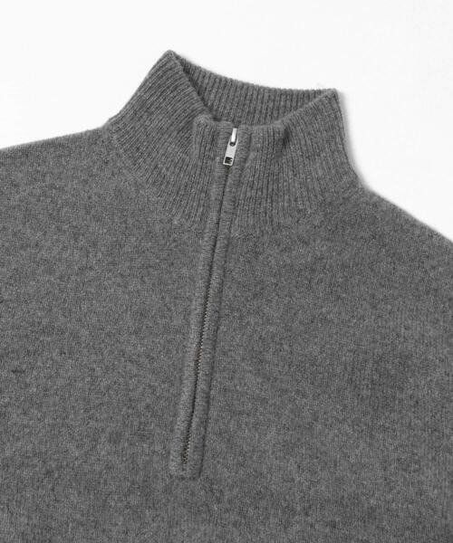 URBAN RESEARCH ROSSO MEN(アーバンリサーチロッソメン)の「『XLサイズあり』ハミルトンラムズウールハーフジップニット(ニット/セーター・メンズ・グレー系その他/グレー/ブラック・X-LARGE/LARGE/MEDIUM)」の22枚目の写真
