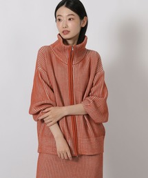 LAKOLE | 配色ZIPカーディガン / 581264(ニット/セーター)