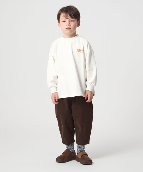 UNIVERSAL OVERALL（ユニバーサルオーバーオール）の「＜UNIVERSAL OVERALL＞フォトプリント プルオーバー / キッズ  100cm-130cm（Tシャツ/カットソー・キッズ・ブラック/ホワイト/ネイビー・XS(100-110cm)/S(120-130cm)）」の5枚目の写真