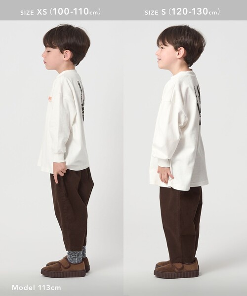 UNIVERSAL OVERALL（ユニバーサルオーバーオール）の「＜UNIVERSAL OVERALL＞フォトプリント プルオーバー / キッズ  100cm-130cm（Tシャツ/カットソー・キッズ・ブラック/ホワイト/ネイビー・XS(100-110cm)/S(120-130cm)）」の7枚目の写真