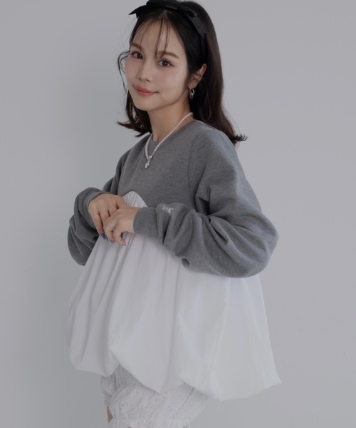 ペプラムプルオーバー（Tシャツ/カットソー）｜jumelle（ジュメロ）の