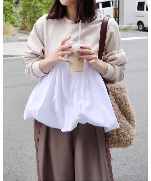 ペプラムプルオーバー（Tシャツ/カットソー）｜JUMELLE（ジュメロ）の