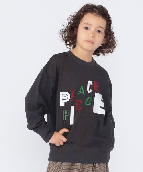 ARCH & LINE（アーチアンドライン）の「【SHIPS KIDS別注】ARCH＆LINE:100～130cm / グラフィック スウェット（スウェット・キッズ・レッド系/ダークグレー・100/110/120/130）」の2枚目の写真