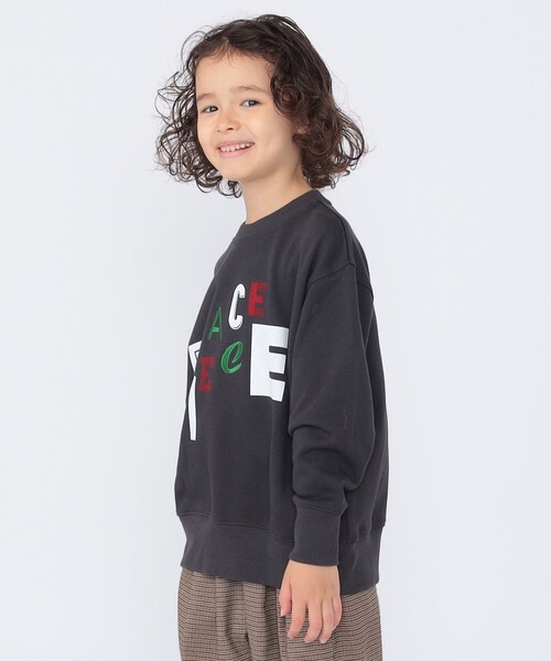 ARCH & LINE（アーチアンドライン）の「【SHIPS KIDS別注】ARCH＆LINE:100～130cm / グラフィック スウェット（スウェット・キッズ・レッド系/ダークグレー・100/110/120/130）」の17枚目の写真