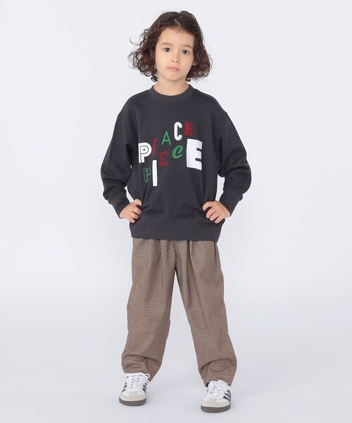 ARCH & LINE（アーチアンドライン）の「【SHIPS KIDS別注】ARCH＆LINE:100～130cm / グラフィック スウェット（スウェット・キッズ・レッド系/ダークグレー・100/110/120/130）」の18枚目の写真