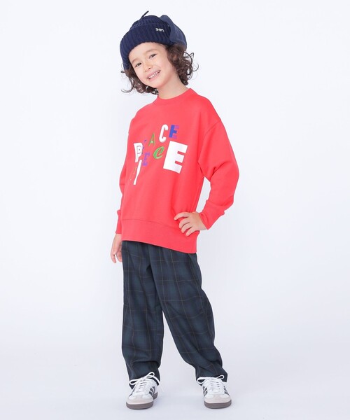 ARCH & LINE（アーチアンドライン）の「【SHIPS KIDS別注】ARCH＆LINE:100～130cm / グラフィック スウェット（スウェット・キッズ・レッド系/ダークグレー・100/110/120/130）」の4枚目の写真