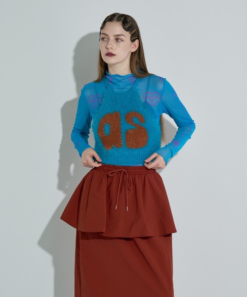 ANNA SUI NYC（アナ スイ エヌ ワイ シー）の「ニットホルターネックキャミ（キャミソール・レディース・ブラック/ブルー/パープル・FREE）」の11枚目の写真