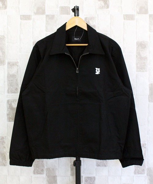HUF（ハフ）の「HUF SET メガブラスト ショップジャケット MEGABLAST SHOP JACKET（ブルゾン・メンズ・ブラック/ベージュ/グリーン・XL/L/M）」の2枚目の写真