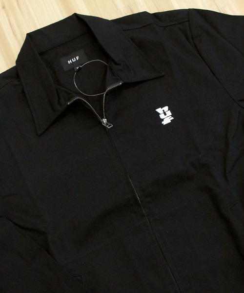 HUF（ハフ）の「HUF SET メガブラスト ショップジャケット MEGABLAST SHOP JACKET（ブルゾン・メンズ・ブラック/ベージュ/グリーン・XL/L/M）」の6枚目の写真