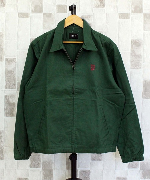 HUF（ハフ）の「HUF SET メガブラスト ショップジャケット MEGABLAST SHOP JACKET（ブルゾン・メンズ・ブラック/ベージュ/グリーン・XL/L/M）」の9枚目の写真