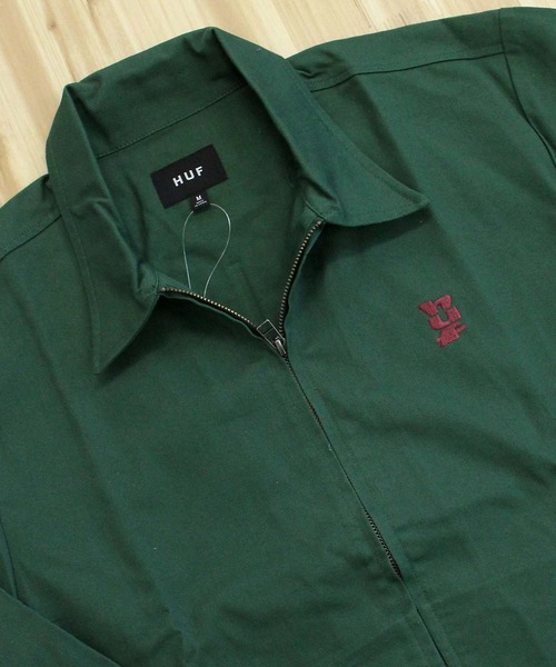 HUF（ハフ）の「HUF SET メガブラスト ショップジャケット MEGABLAST SHOP JACKET（ブルゾン・メンズ・ブラック/ベージュ/グリーン・XL/L/M）」の11枚目の写真
