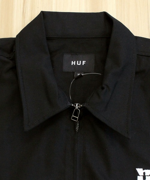 HUF（ハフ）の「HUF SET メガブラスト ショップジャケット MEGABLAST SHOP JACKET（ブルゾン・メンズ・ブラック/ベージュ/グリーン・XL/L/M）」の12枚目の写真