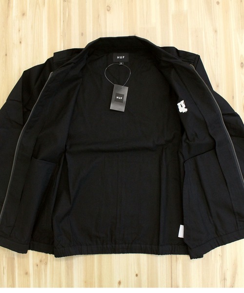 HUF（ハフ）の「HUF SET メガブラスト ショップジャケット MEGABLAST SHOP JACKET（ブルゾン・メンズ・ブラック/ベージュ/グリーン・XL/L/M）」の15枚目の写真
