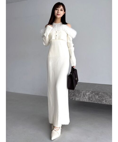 オブリ　ワンピース ストライプリボンワンピース | DRESS | OBLI