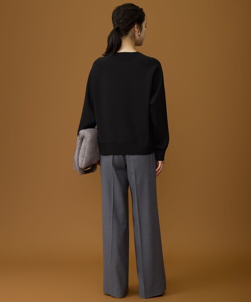 自由区（ジユウク）の「ソフトウールブレンドワイド パンツ（その他パンツ・レディース・グレー系/ベージュ系・40/38/36）」の12枚目の写真