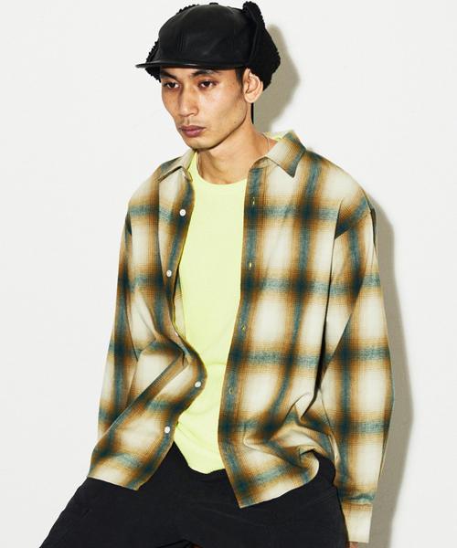 オンブレチェック フランネルシャツ（シャツ/ブラウス）｜JOURNAL