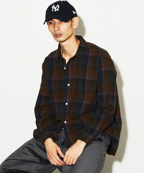 オンブレチェック フランネルシャツ（シャツ/ブラウス）｜JOURNAL