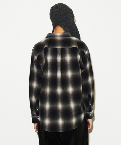 オンブレチェック フランネルシャツ（シャツ/ブラウス）｜JOURNAL