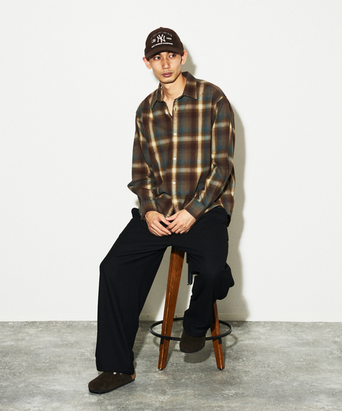 JOURNAL STANDARD(ジャーナルスタンダード)の「オンブレチェック フランネルシャツ(シャツ/ブラウス・メンズ・グレー/ブラック系その他/ブラック/ベージュ系その他/ブラウン・MEDIUM/SMALL/LARGE)」の18枚目の写真