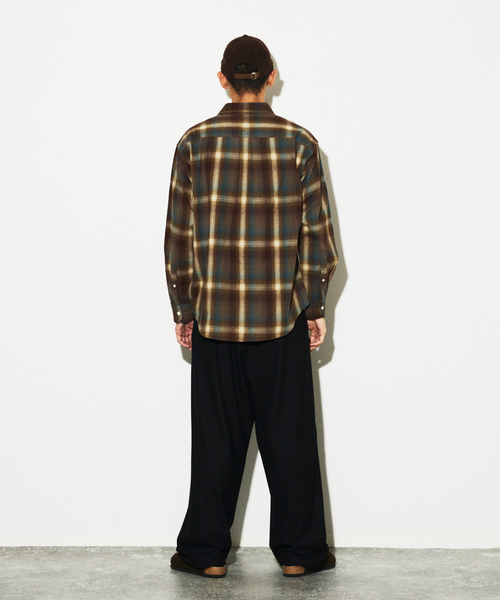 JOURNAL STANDARD(ジャーナルスタンダード)の「オンブレチェック フランネルシャツ(シャツ/ブラウス・メンズ・グレー/ブラック系その他/ブラック/ベージュ系その他/ブラウン・MEDIUM/SMALL/LARGE)」の14枚目の写真