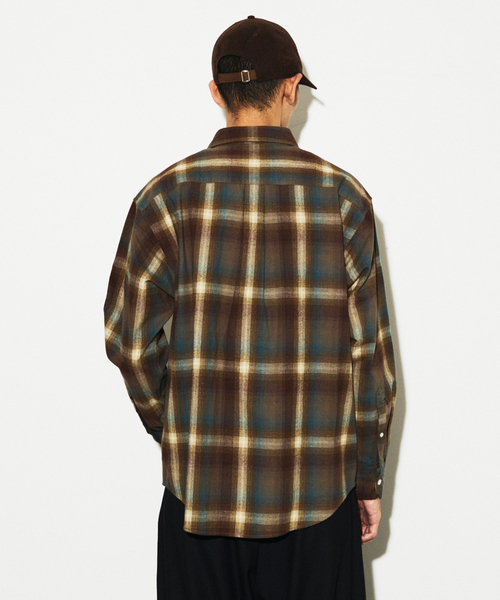 オンブレチェック フランネルシャツ（シャツ/ブラウス）｜JOURNAL