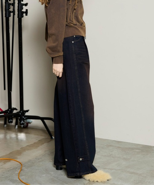 MAISON SPECIAL(メゾンスペシャル)の「2way Wide Cocoon Pants / 2WAYワイドコクーンパンツ(その他パンツ・レディース・グレー/ベージュ/ネイビー・38/36)」の5枚目の写真