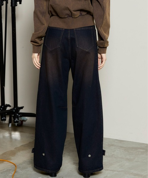 MAISON SPECIAL(メゾンスペシャル)の「2way Wide Cocoon Pants / 2WAYワイドコクーンパンツ(その他パンツ・レディース・グレー/ベージュ/ネイビー・38/36)」の6枚目の写真