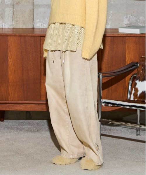 MAISON SPECIAL(メゾンスペシャル)の「2way Wide Cocoon Pants / 2WAYワイドコクーンパンツ(その他パンツ・レディース・グレー/ベージュ/ネイビー・38/36)」の22枚目の写真