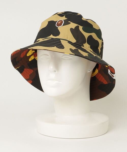 A BATHING APE リバーシブル　バケットハット 1ST CAMO ONE POINT REVERSIBLE HAT（ハット）｜A BATHING APE（ア