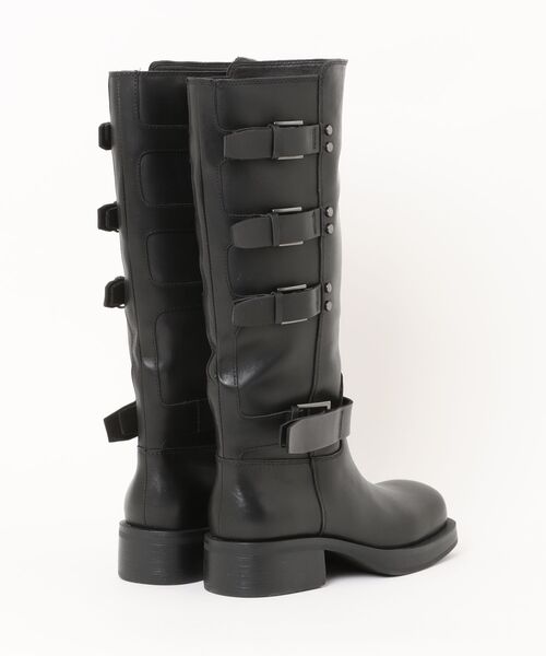 ASH（アッシュ）の「ASH/アッシュ【YUTAN】ベルトデザインロングブーツ（ブーツ・レディース・ブラック・38/39/36/37）」の3枚目の写真