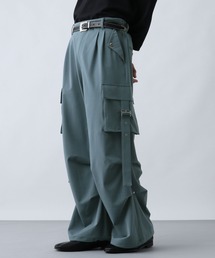 TROVE 21SS「HOUI WRAP PANTS」3 ネイビー ラップパンツ NEW ARRIVAL】GOOPi MADE 24SS P-7S WindShear UtilityTapered