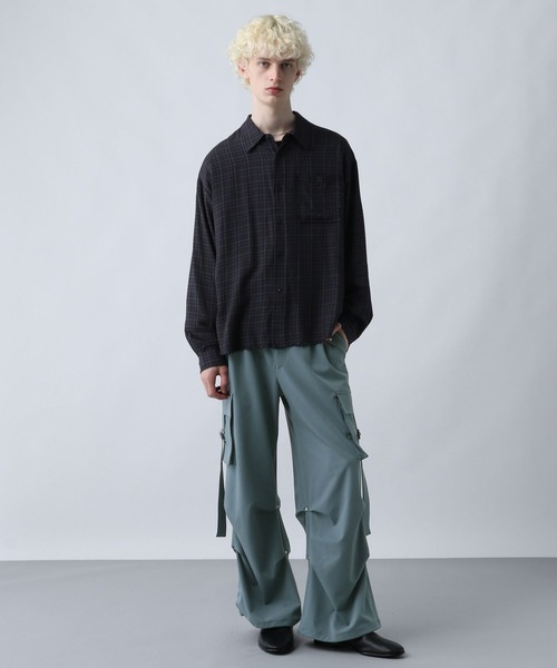 SET UP対応】ニータックベルトカーゴパンツ(HARE)（カーゴパンツ