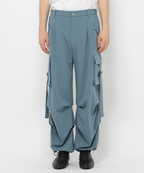 SET UP対応】ニータックベルトカーゴパンツ(HARE)（カーゴパンツ