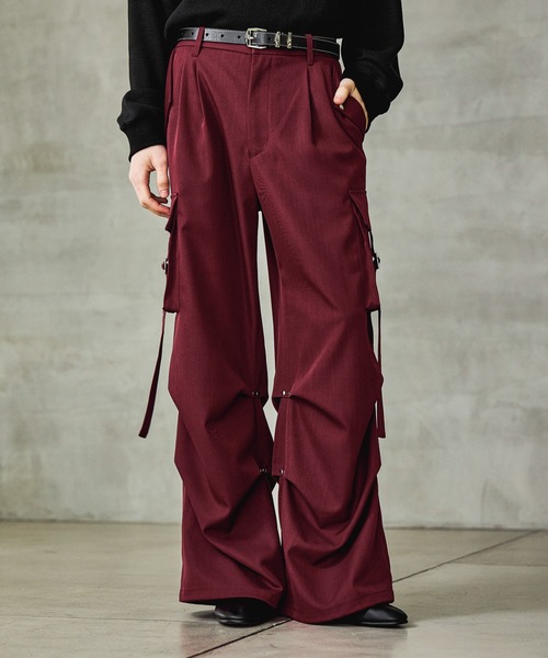 セール】【SET UP対応】ニータックベルトカーゴパンツ(HARE)（カーゴ