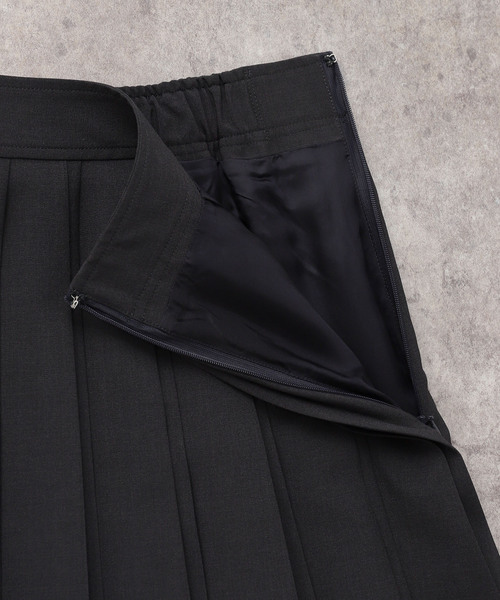 IENA ストレッチプリーツスカート ネイビー 36 イエナ IENA 《WEB限定/追加予約》ストレッチプリーツスカート