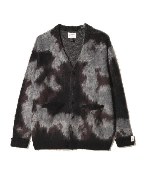 MANASTASH（マナスタッシュ）の「MANASTASH/マナスタッシュ/BLURRY JAQUARD CARDIGAN（カーディガン/ボレロ・メンズ・ブラック/グレー/モスグリーン・L/M/S/XL）」の7枚目の写真