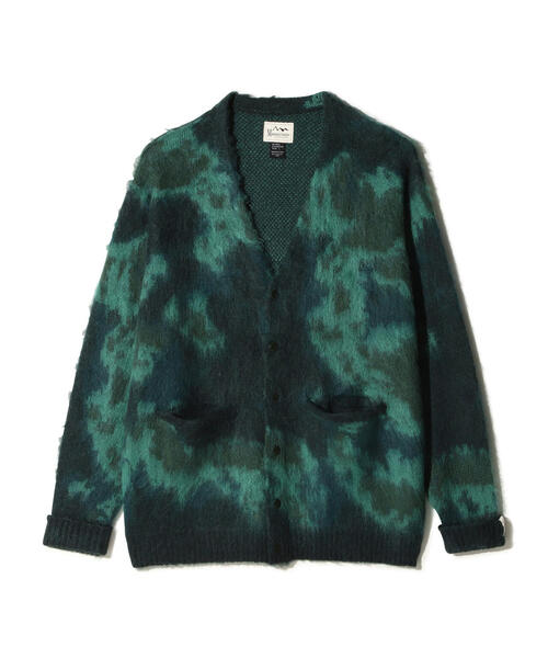 MANASTASH（マナスタッシュ）の「MANASTASH/マナスタッシュ/BLURRY JAQUARD CARDIGAN（カーディガン/ボレロ・メンズ・ブラック/グレー/モスグリーン・L/M/S/XL）」の13枚目の写真