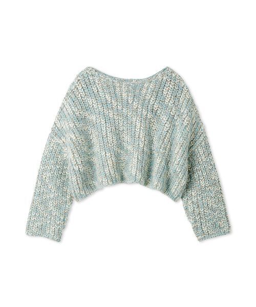 FURFUR（ファーファー）の「ミックスヤーンチャンキーセーター（ニット/セーター・レディース・ブルー/ピンク/レッド・F）」の16枚目の写真